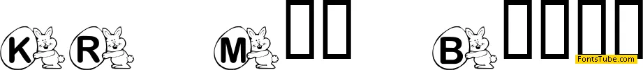 KR Mr. Bunny Font