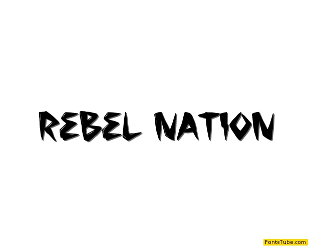 REBEL Nation Font