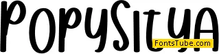 Popy Sitya Font