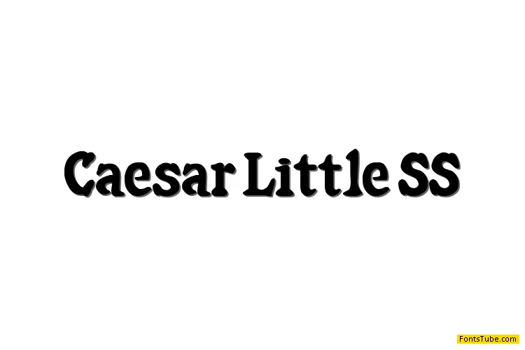 Caesar Little SS Font