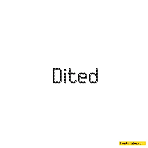 Dited Font