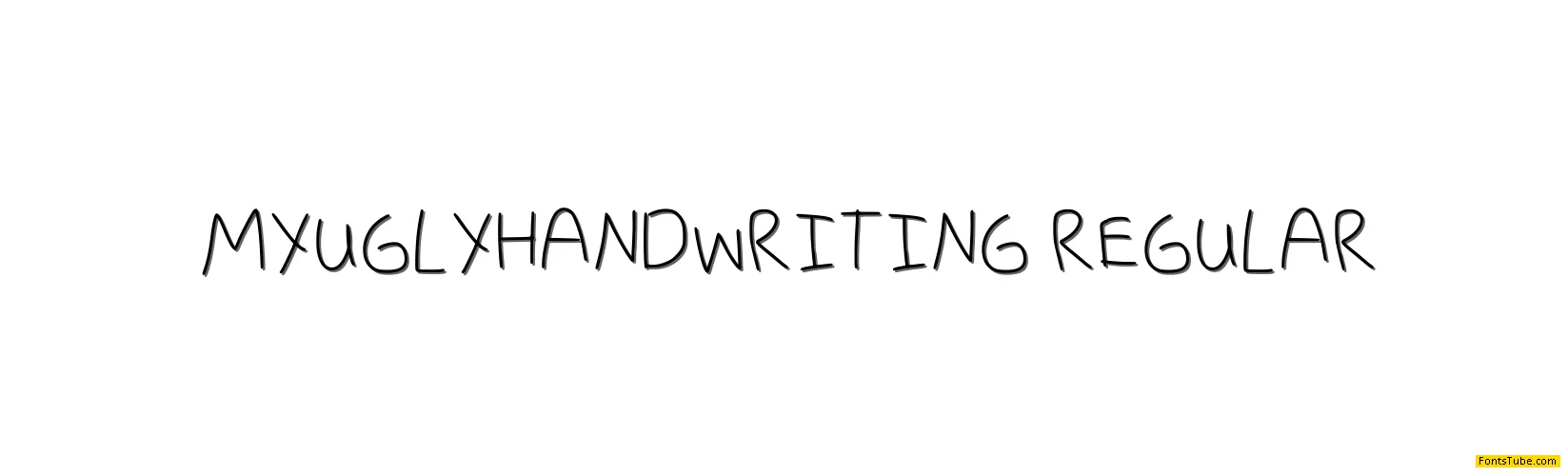 My Ugly Handwriting