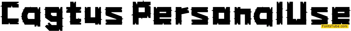 Cagtus Font