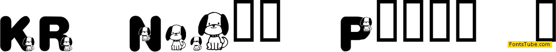 KR Nick's Puppy 1 Font