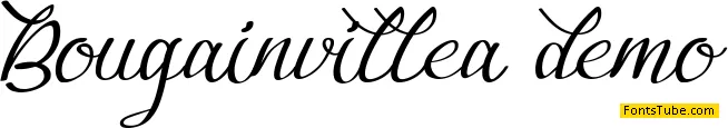 Bougainvillea Font