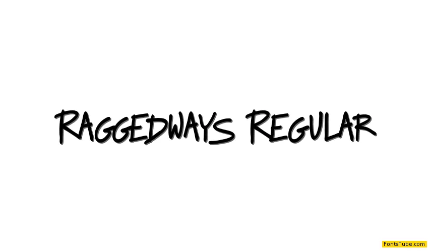 Raggedways Font