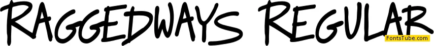 Raggedways Font
