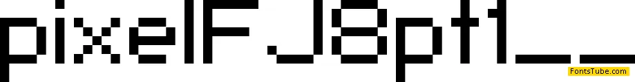 pixelFJ8pt1 Font