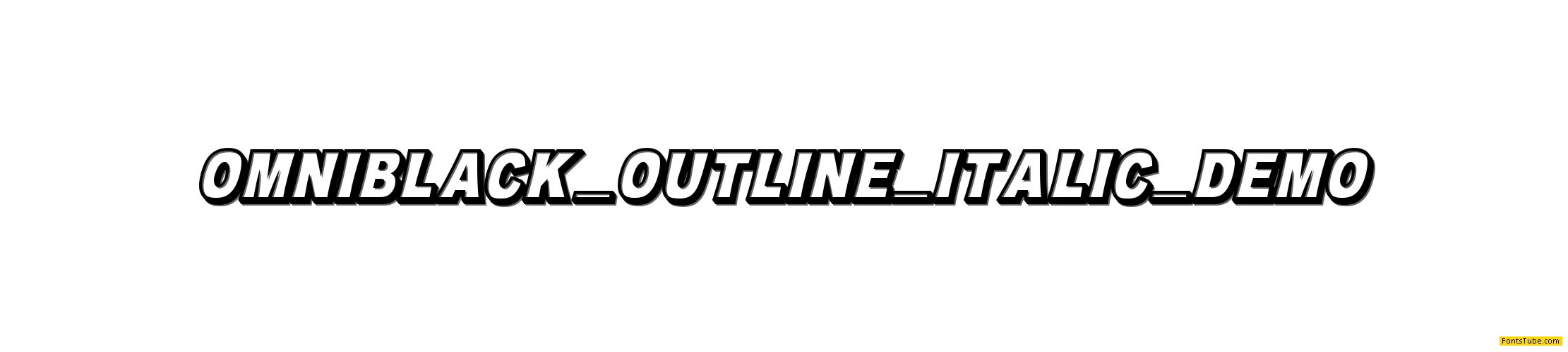 OMNIBLACK Font Family