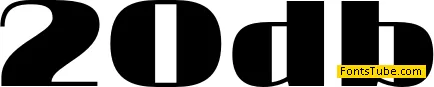 20 db Font
