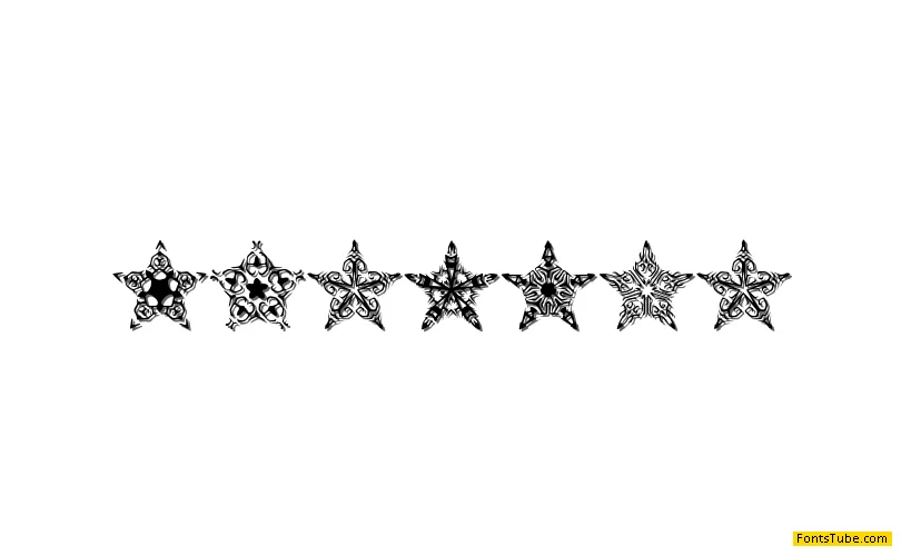 90 Stars BRK Font