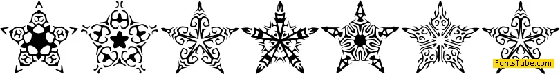 90 Stars BRK Font