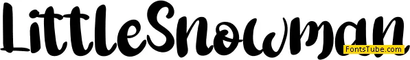 Little Snowman Font