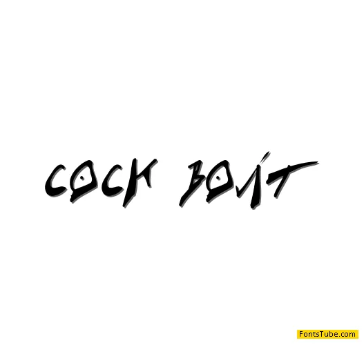 Cock Boat Font