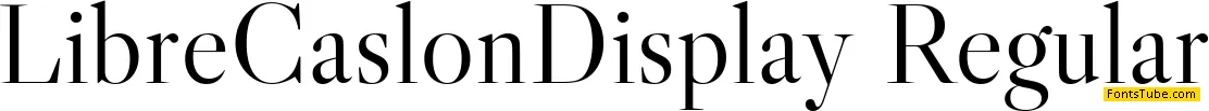 Libre Caslon Display