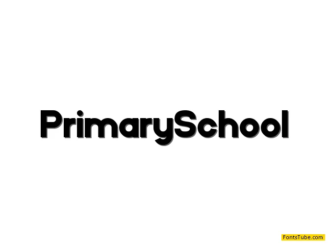 PrimarySchool Font