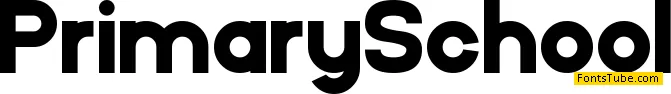 PrimarySchool Font
