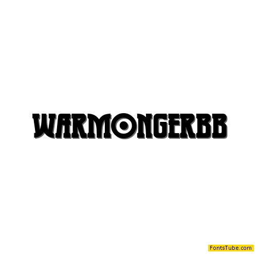Warmonger BB Font