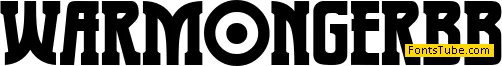 Warmonger BB Font