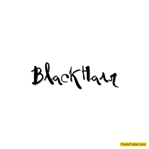Vtks BlackHair Font