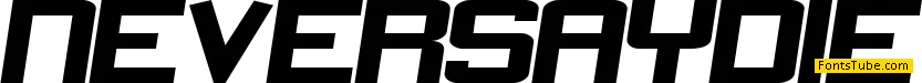NeverSayDie Font