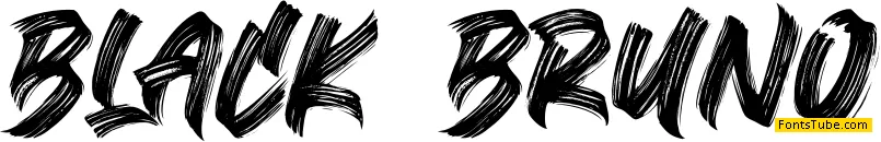 Black Bruno Font