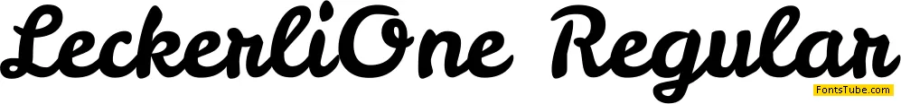 Leckerli One Font