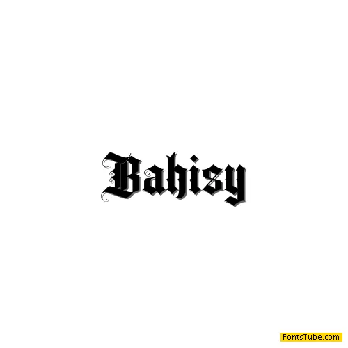 Bahisy Font