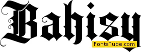 Bahisy Font