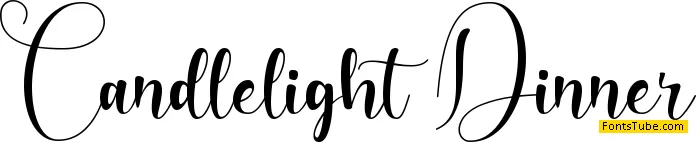 Candlelight Dinner-personal use Font