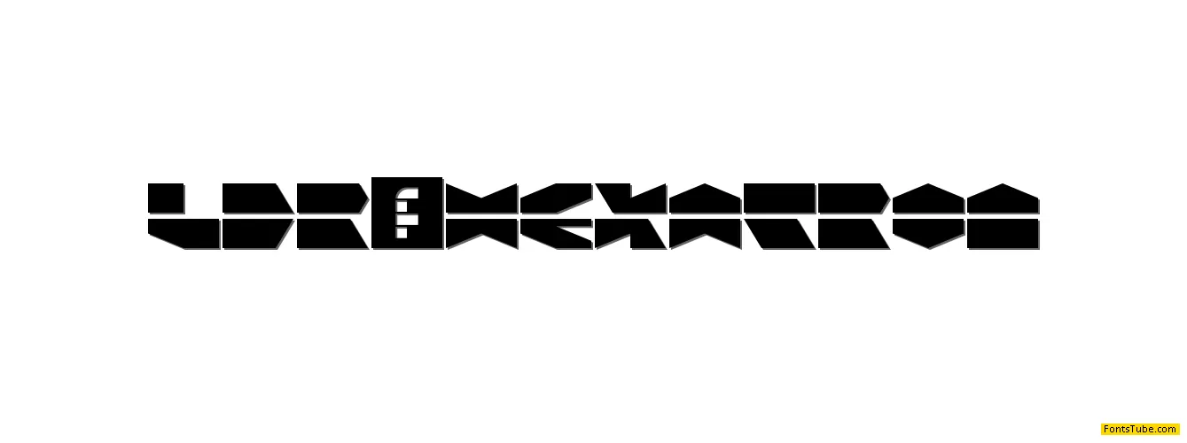 LDR HEXATRON Font