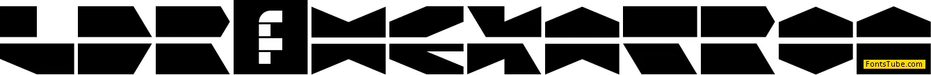 LDR HEXATRON Font