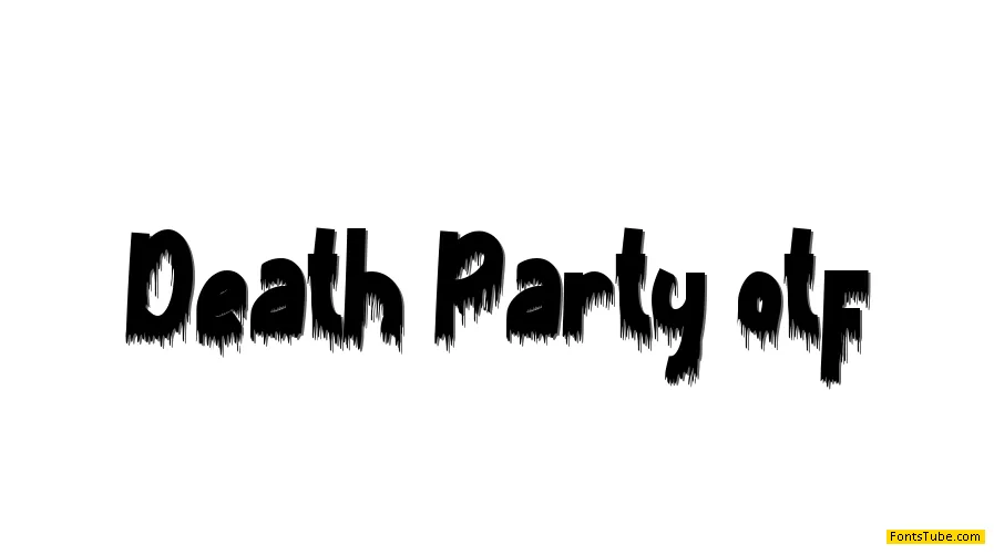 Death Party Font