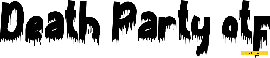 Death Party Font