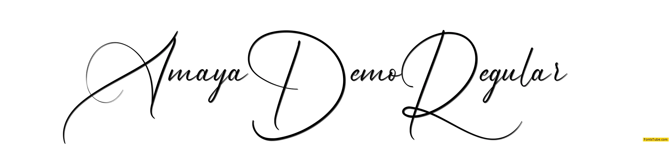 Amaya Demo Font