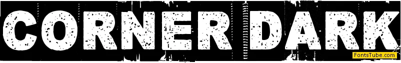 Corner Dark Font Family