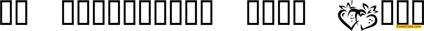 KR Valentines 2006 Four Font