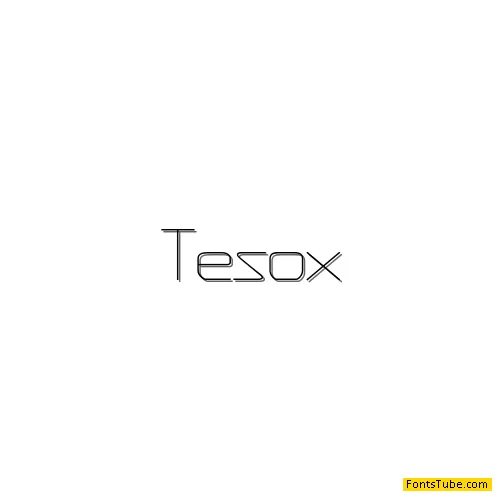 Tesox Font