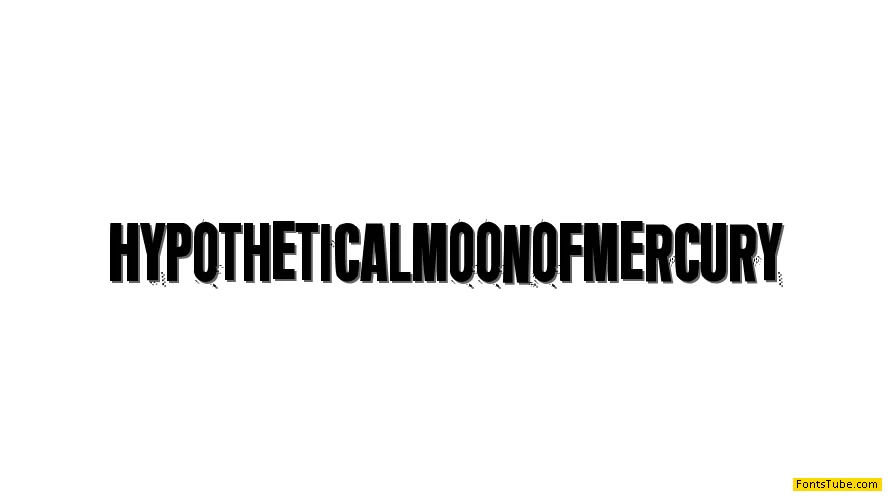 Hypothetical Moon Of Mercury