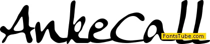 Anke Calligraph Font