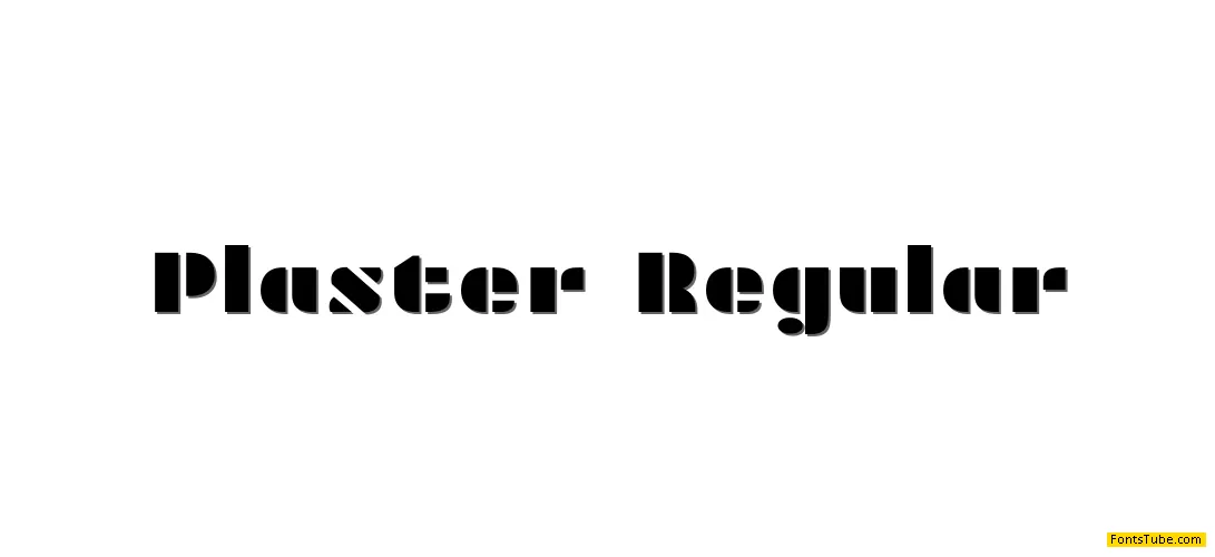 Plaster Font