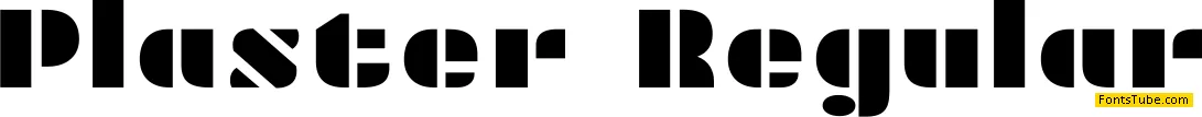Plaster Font