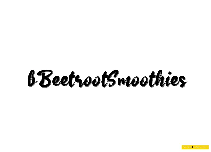 b Beetroot Smoothies