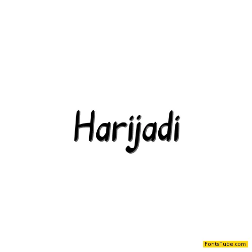 Harijadi Font