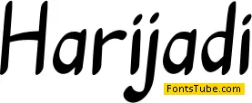 Harijadi Font