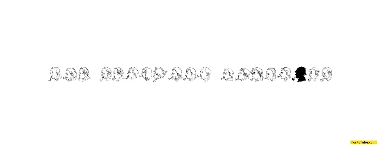 JMH Sherlock Dingbats Font