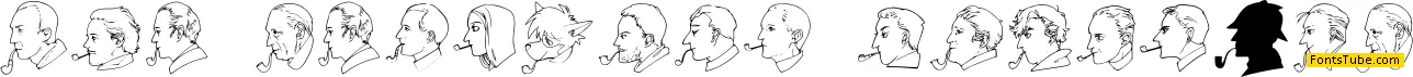 JMH Sherlock Dingbats Font