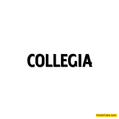 Collegiate Font