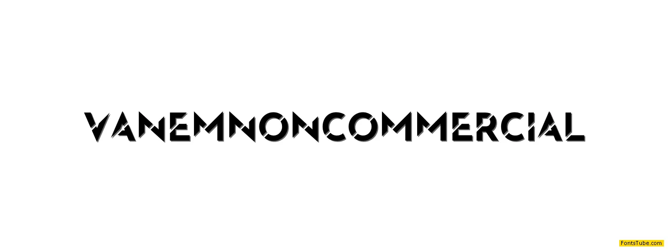 VanemNonCommercial Font