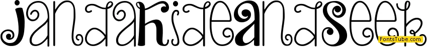 Janda Hide And Seek Font
